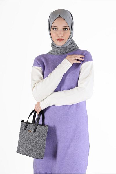 Alvina 3 COLOR FISHER COLLAR KNITWEAR TUNIC 42054