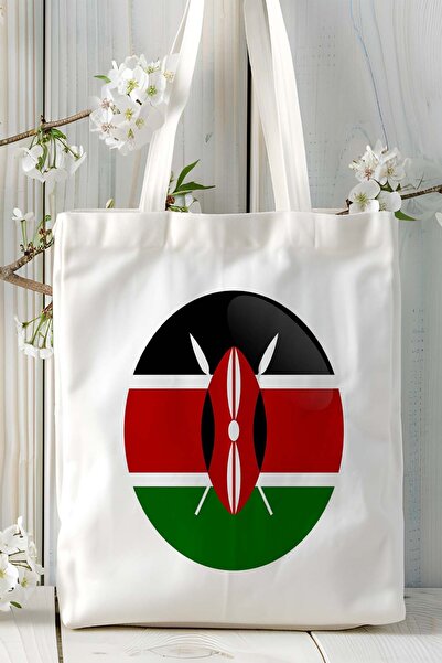 ART HEDİYE نموذج حقيبة كتف مطبوعة بعلم كينيا