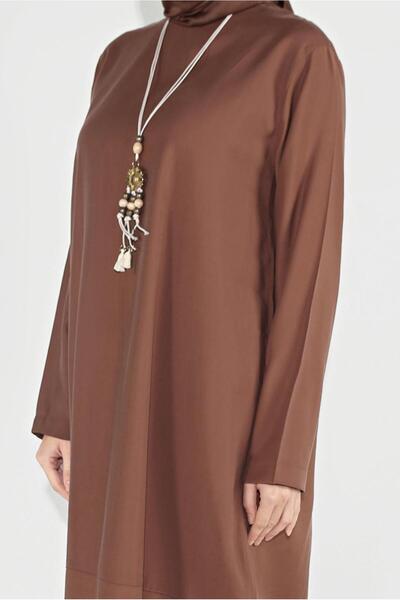 TRENDTESETTÜR Γυναικείο Καφέ (S.KAHVE) Flowy Tunic 20225