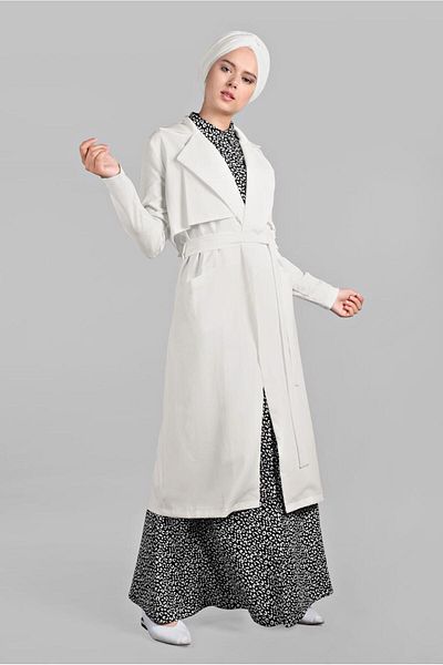 TRENDTESETTÜR Μπροστινή κορδέλα Trench Coat 0243