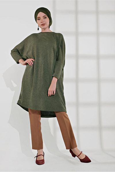 TRENDTESETTÜR Taba γυναικείο παντελόνι 7502 - με τσέπες και κουμπιά