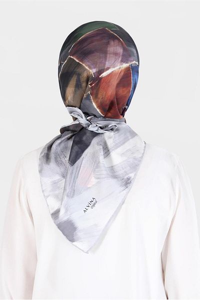 Alvina Eșarfă digitală Twill 8094