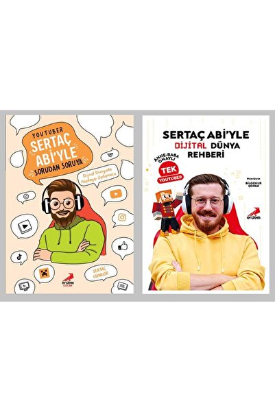 Erdem Yayınları YouTuber Sertaç Abi Seti 2 Kitap (YouTuber Sertaç Abiyle Soru...