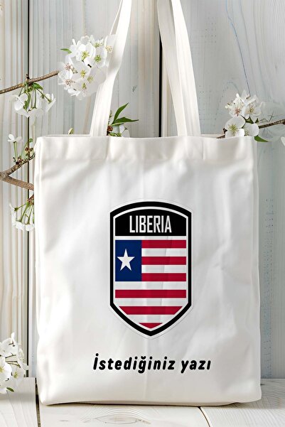 ART HEDİYE Μοντέλο τσάντας ώμου με στάμπα με σημαία της Λιβερίας
