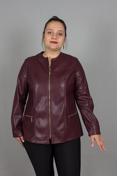 Truva XXL Large Size Suede Leather Coat