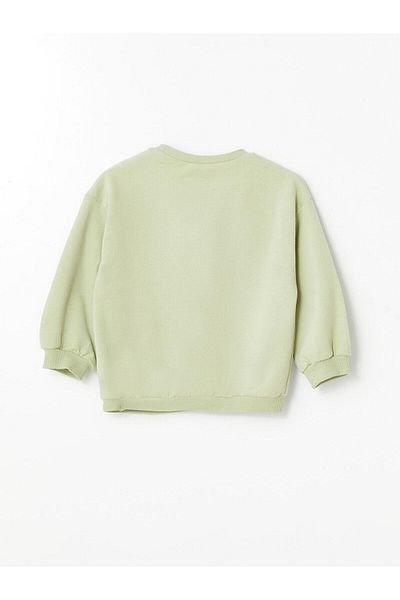 LC Waikiki Lcw Kids Crew Neck Floral Baby Girl Sweatshirt