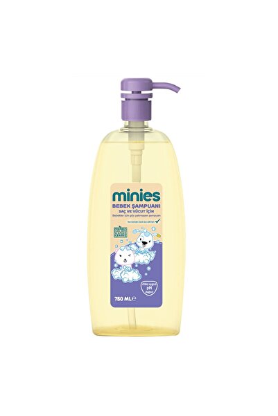 Minies Bebek Saç Ve Vücut Şampuanı 750 Ml 2 ADET