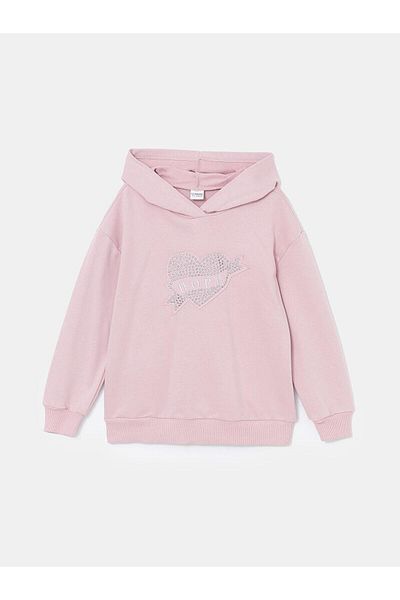 LC Waikiki Lcw Kids Hooded Sweatshirt for Girls