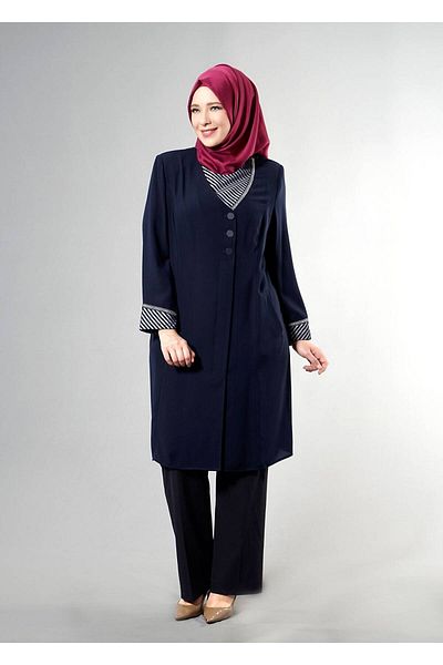 TRENDTESETTÜR Esma T 1587 Hijab Trench