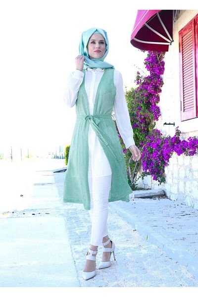 TRENDTESETTÜR Women's Green (MINT) T 4533 Hemlock 9193 2-Piece Tunic