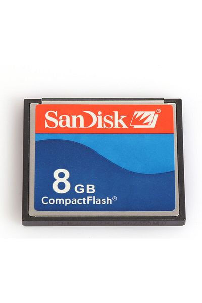 SanDisk بطاقة ذاكرة فلاش CF مدمجة بسعة 8 جيجابايت