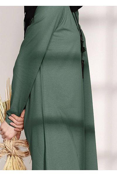 TRENDTESETTÜR Γυναικείο Πράσινο (ÇAĞLA) Basic Sports Tunic 17315