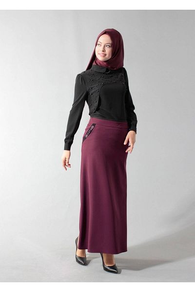 TRENDTESETTÜR T 4409 Criss Hijab Μπλούζα