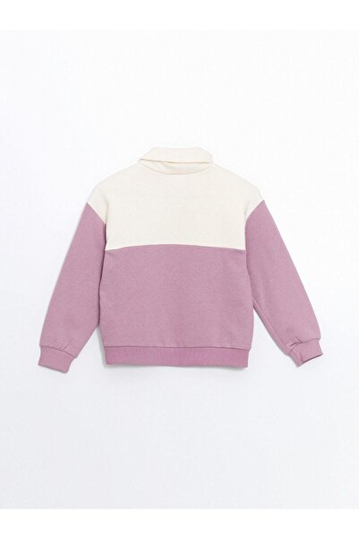 LC Waikiki Hanorac gros pentru fete LCW Kids cu guler stand (W4)