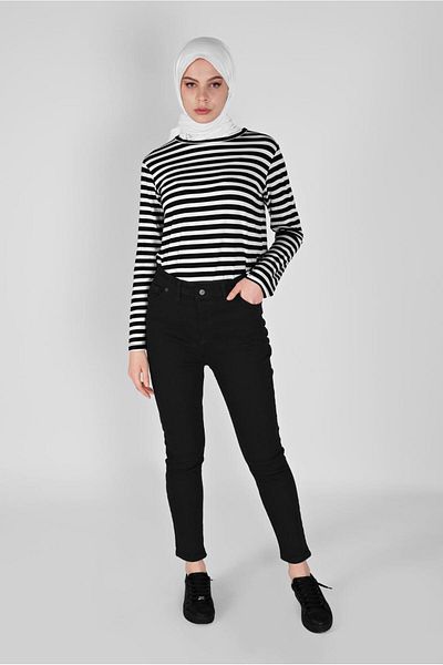 TRENDTESETTÜR Skinny Leg Denim Trousers 2421