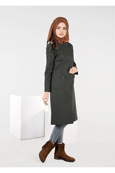 TRENDTESETTÜR Καμπαρντίνα με λεπτομέρεια τσέπης 1917 3473-1