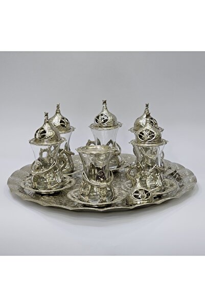 GoldenTouch osmanlı desanli çay seti - 6li çay seti