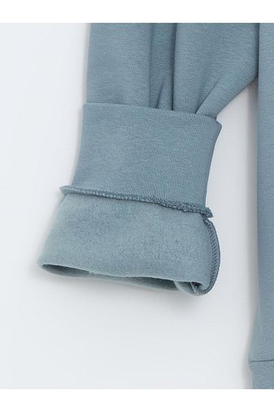 LC Waikiki Ανδρικό φούτερ LCW Casual Matte Blue Crew με λαιμόκοψη μακρυμάνικο