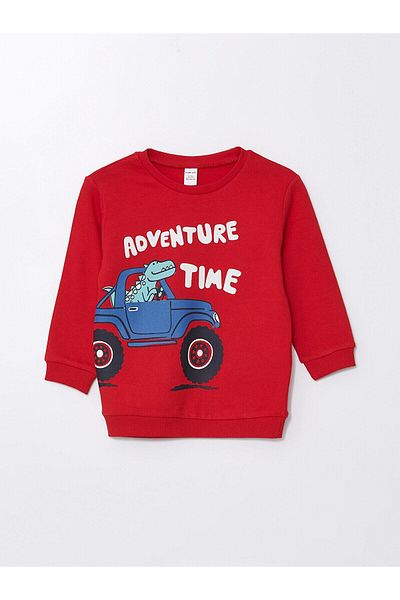 LC Waikiki Lcw Kids Crew Neck Printed Boys Sweatshirt
