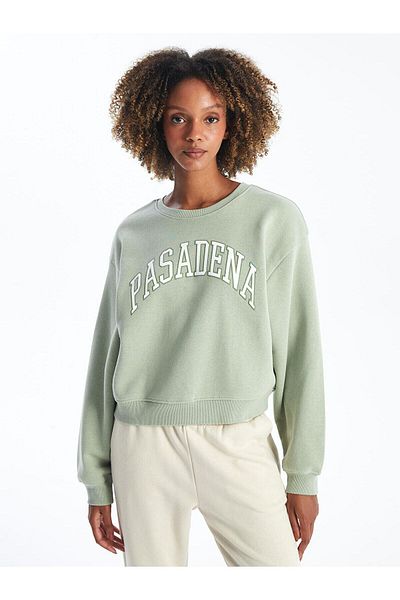 LC Waikiki Γυναικείο φούτερ XSIDE Crew Neck με στάμπα