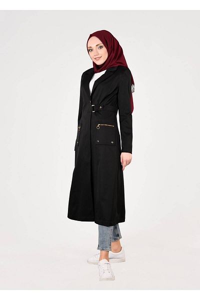 TRENDTESETTÜR Yaren Hijab 43717 Trench - Μοντέλο T 1807