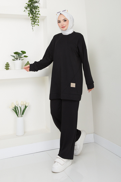 Pamuk Butik Kadın İki İplik Pantolonlu İkili Takım