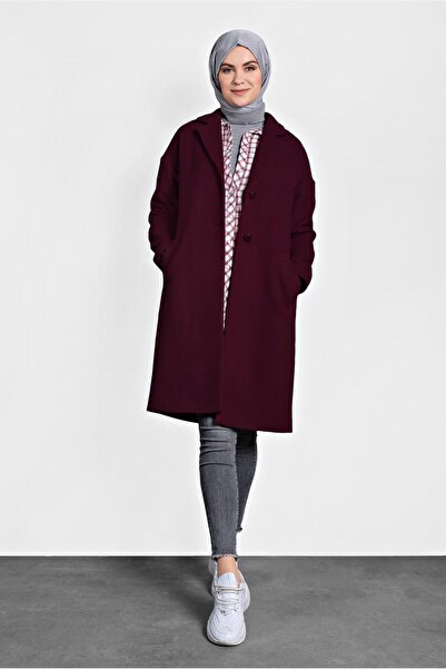 TRENDTESETTÜR Cashmere Coat with Pockets and Buttons - 90005