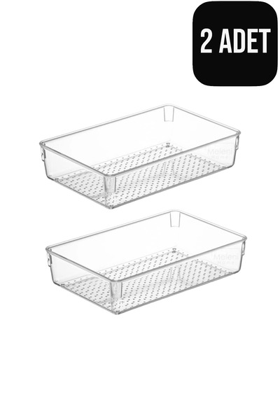 CocoVia 2 komada modularnog organizatora za fioke i stolni ormarić - višename...