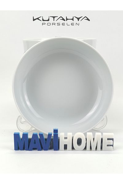 Kütahya Porselen 6-Piece White Porcelain Soup Bowl - Moderna Series