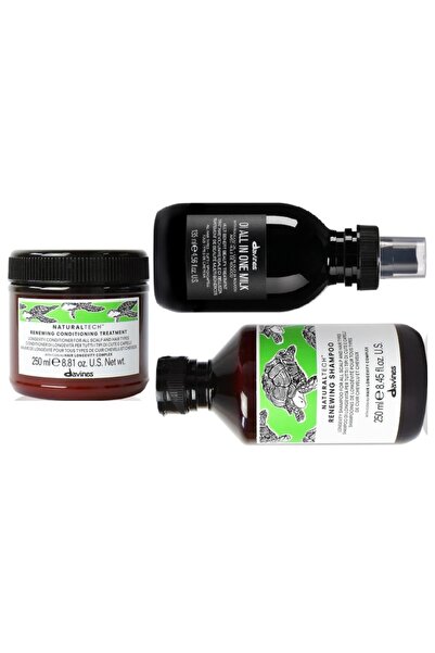 Davines Revitaluxe Renewing Luxury Triple Treatment Set: Renewing Shampoocream Oi Hairmilk (635 ml) Beautysecretsq2