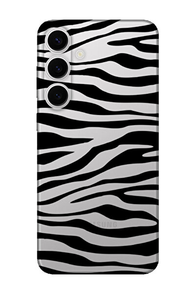 frondcase حافظة هاتف شفافة بنمط الحمار الوحشي لهاتف سامسونج S24 FE