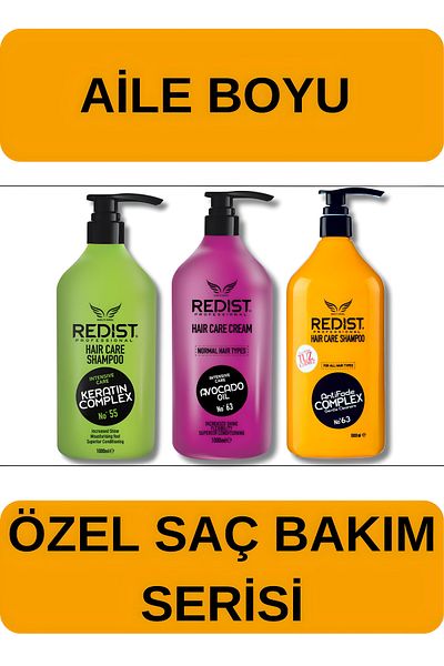 Redist 3-Piece Keratin Hair Care Series - Shampoo Care Set