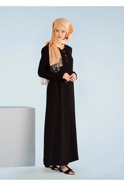TRENDTESETTÜR T 1049 Orlando Hijab Overcoat - Άνετο και κομψό
