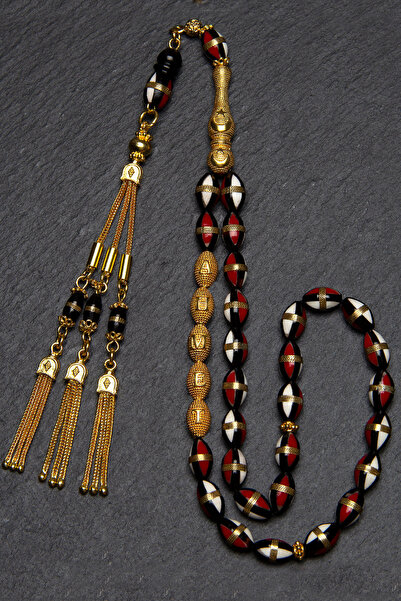 OTTOTESBİH Altın Kaplama 925 Ayar Gümüş Harfli Işlemeli Isimli Kuka Tesbih