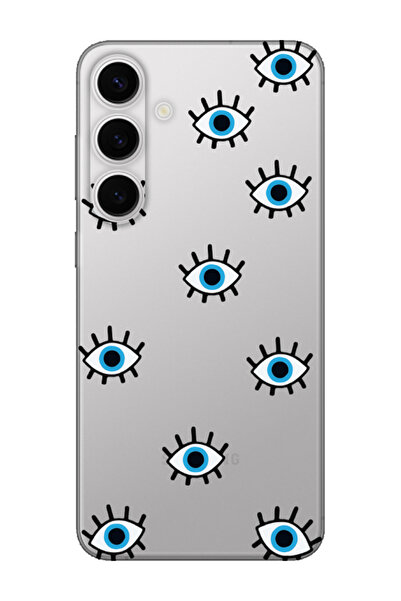 frondcase حافظة هاتف سامسونج S24 FE عيون الشر شفافة