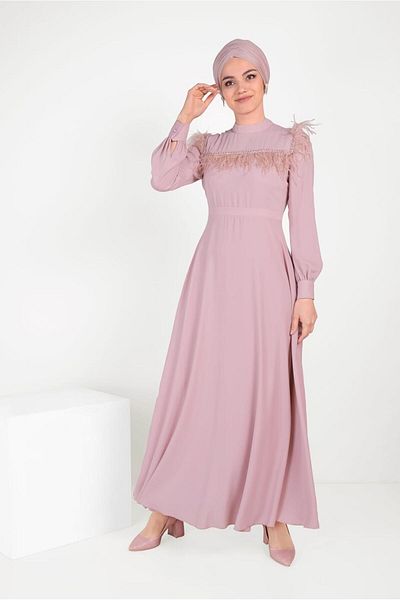 TRENDTESETTÜR ΓΥΝΑΙΚΕΙΑ ΠΟΥΔΡΑ T 40568 MYSTERY DRESS 38/44 TEK40