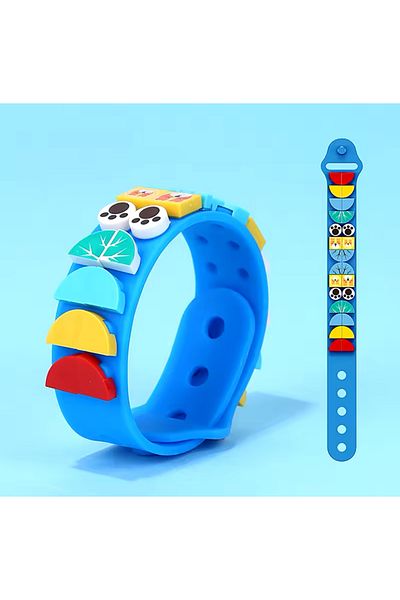 synshop Dots Make Mega Bracelet Gray DIY Building Block Bracelet Assembly Creative Bracelet Birthday Gift