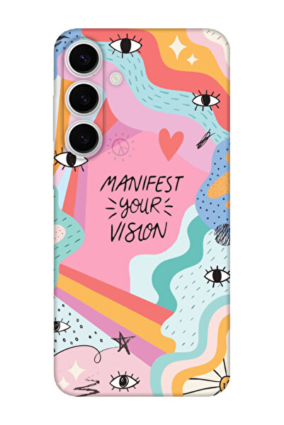 frondcase حافظة هاتف سامسونج S24 FE تكشف عن رؤيتك باللون الوردي