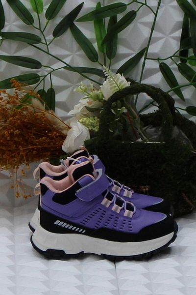 fort Cool Tiger Purple Άνετα αντιολισθητικά κοριτσίστικα μποτάκια