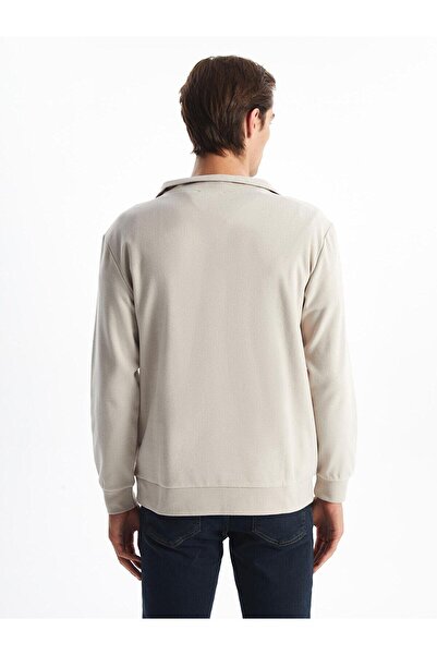 LC Waikiki Ανδρικό φούτερ με μακρυμάνικο γιακά SOUTHBLUE