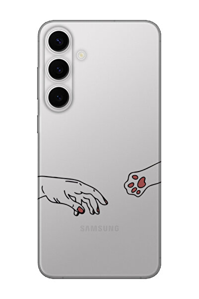 frondcase حافظة هاتف سامسونج S24 FE شفافة لليد والمخالب