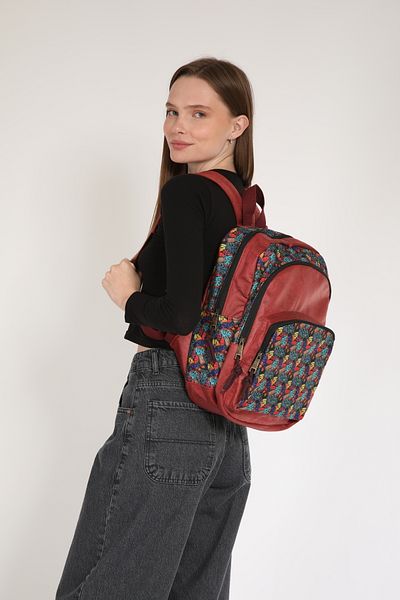 Street Bag Ethnic Authentic Bohemian Αδιάβροχο Φαρδύ Ορθοπεδικό Σακίδιο πλάτης 3 θέσεων