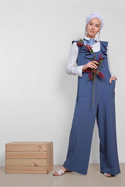 TRENDTESETTÜR Γυναικεία Ολόσωμη φόρμα Navy Blue (INDIGO) T 4118 6775