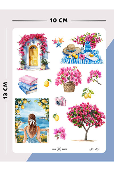 Else Craft Sevimli Hayvanlar Sticker - P-1 - Ajanda Planlayıcı Bullet Journal...