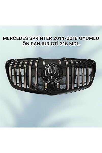 sdtgarage Mercedes Sprinter 2014-2018 Uyumlu Ön Panjur Gti (Krom) 316 Mdl.