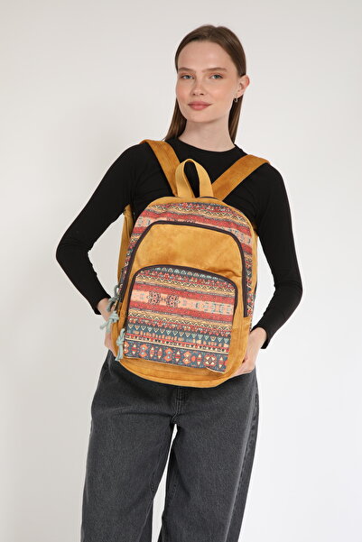 Street Bag Ethnic Authentic Bohemian Waterproof 3 Compartment Large Orthopedic Backpack