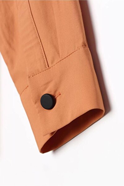 TRENDTESETTÜR Women's Orange (ORANGE) Belted Tunic 70105