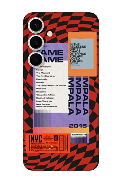 frondcase حافظة لهاتف سامسونج S24 FE شطرنج ترويض باللون الأحمر