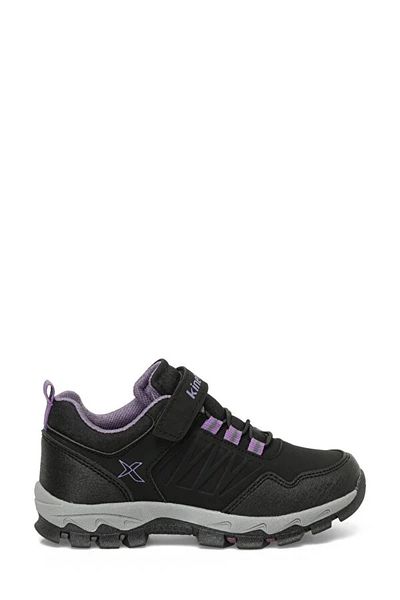 Kinetix Sher F 4 Pr - Pantofi de exterior cu talpă anti-alunecare pentru copii NEGRI