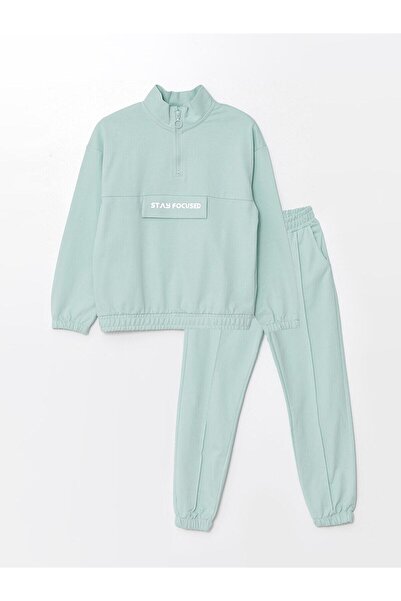 LC Waikiki LCW Kids Dik Yaka Kız Çocuk Eşofman Takım